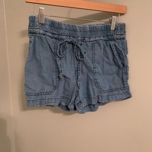Denim shorts